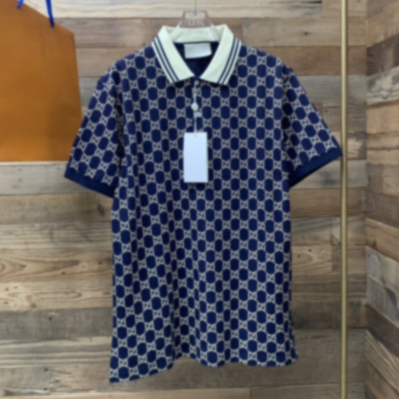 

Men Polo Summer Cotton Designer Letter Print Mens Polos Short Sleeves Fashion Work Golf Casual Polo T Shirts, Customize