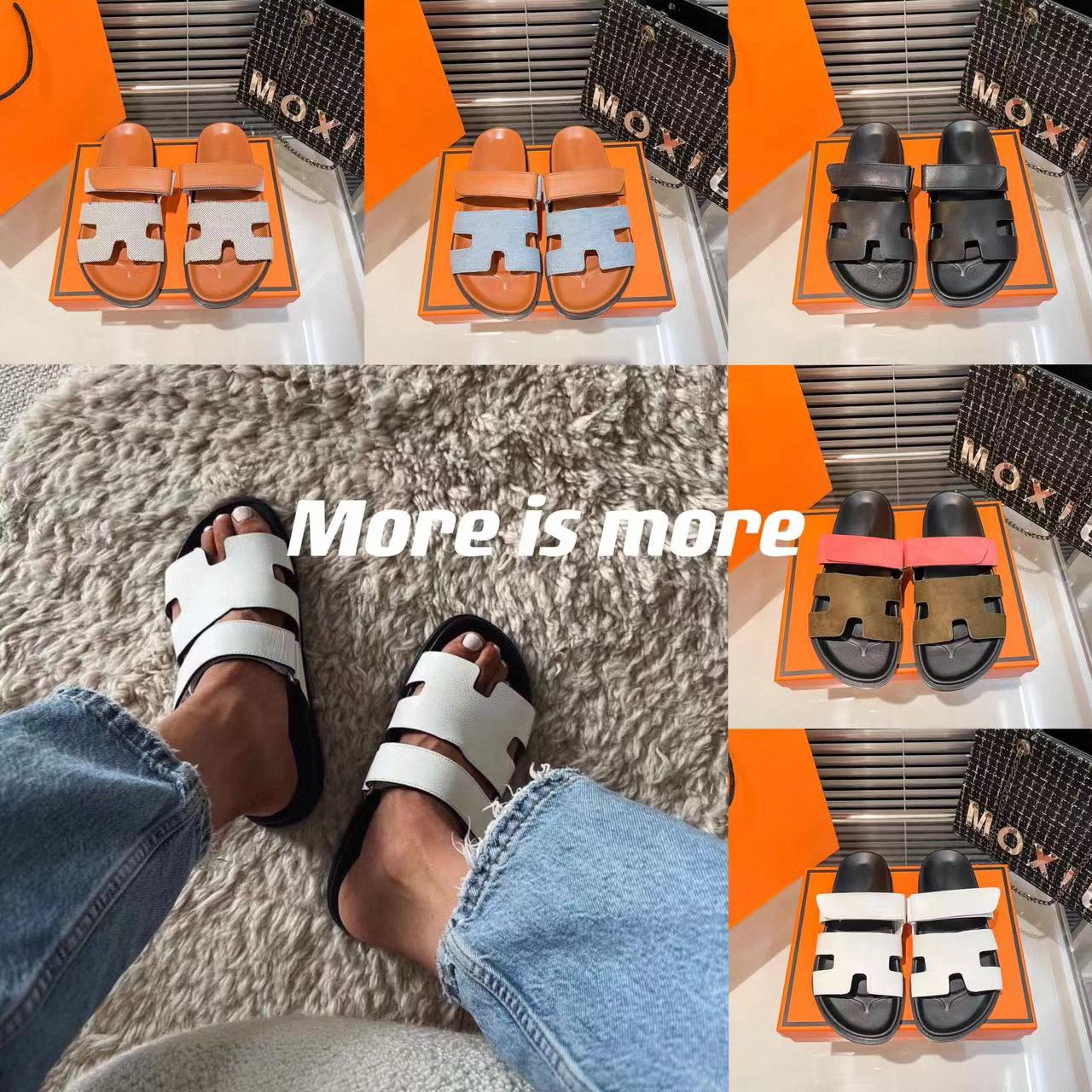 

Designer Chypre Slippers Beach Classic Flat Sandals Summer Lady Outdoor Leather Foot Casual Shoes Flip Flops Top Quality Men Women Slides Size 35-41, Brown&point