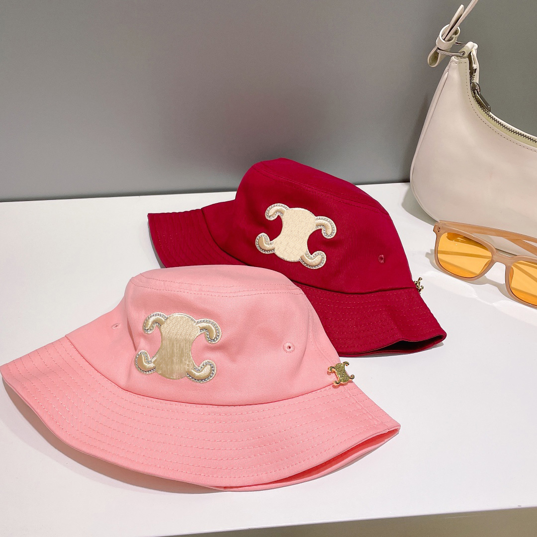 

Bucket hat cap designer hats luxury hat women solid color embroidery diamond gold label fashion sun hat men couple hat summer casual good, Khaki