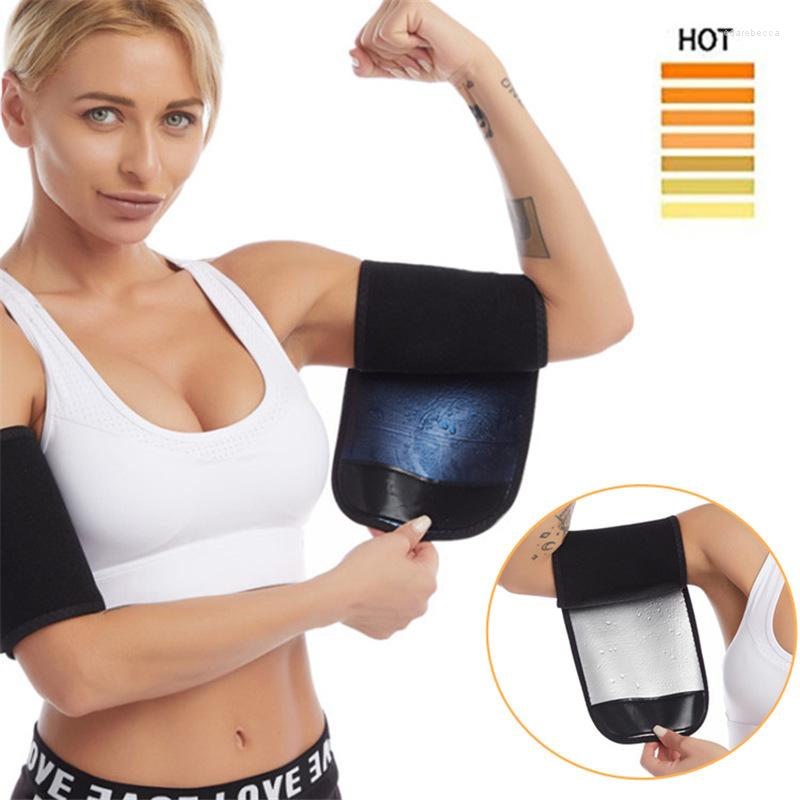 

Women's Shapers Arm Trimmers For Men Women Sauna Sweat Bands Shaper Wraps Adjustable Flabby Arms Trainer, Silver