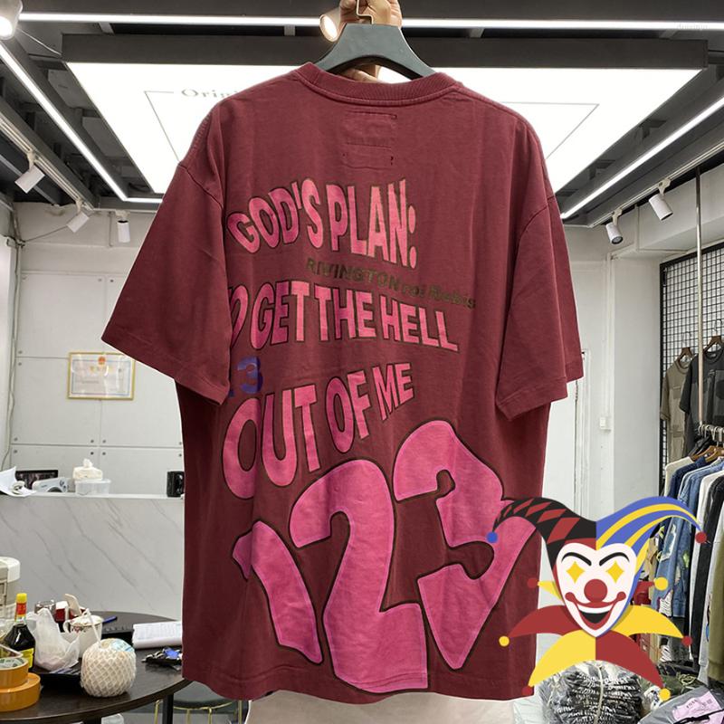 

Men's T Shirts Red RRR123 Shirt Men Women Quality T-shirt RRR 123 Vintage Tee Tops