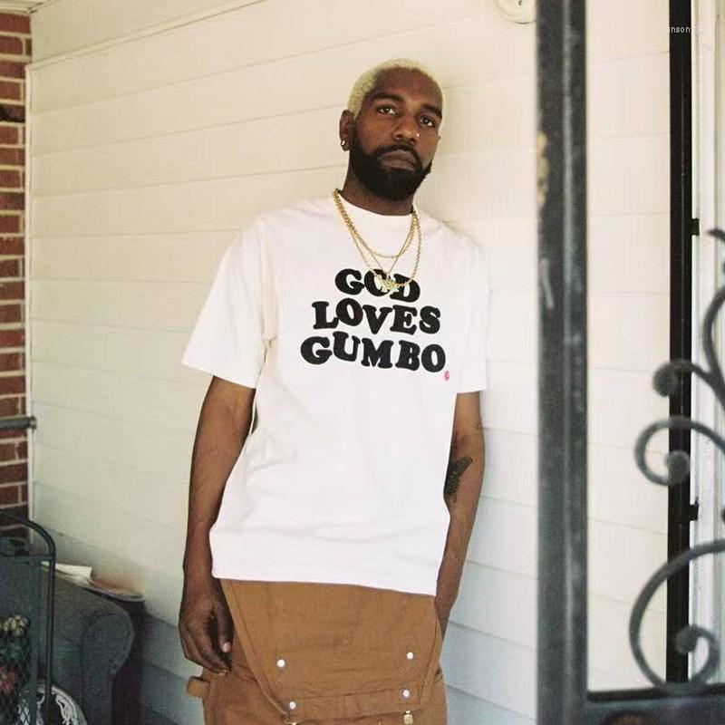 

Men's T Shirts Retro White Short Sleeve T-shirt Oversized Summer Goth Letter Print Hip Hop Street Vintage Loose Half Men Clothes Y2k Top