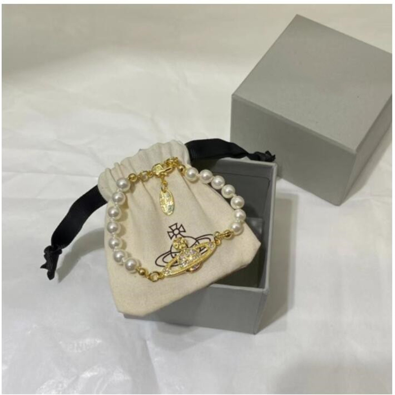 

Design Star Pearl Bead Bracelet Women's Gold Designer Jewelry Fashion Accessories