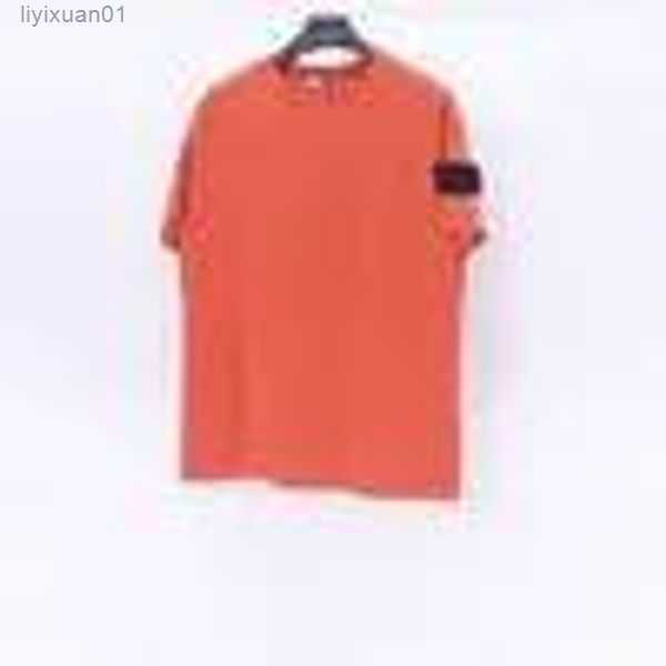 

Designer Brand Topstoney Men's Shirs Versized Shir Women Fashion Coon Summer Sones and Shor Sleeve Tide Sone Men Mulicolor Top Asian Size 9 VS0K