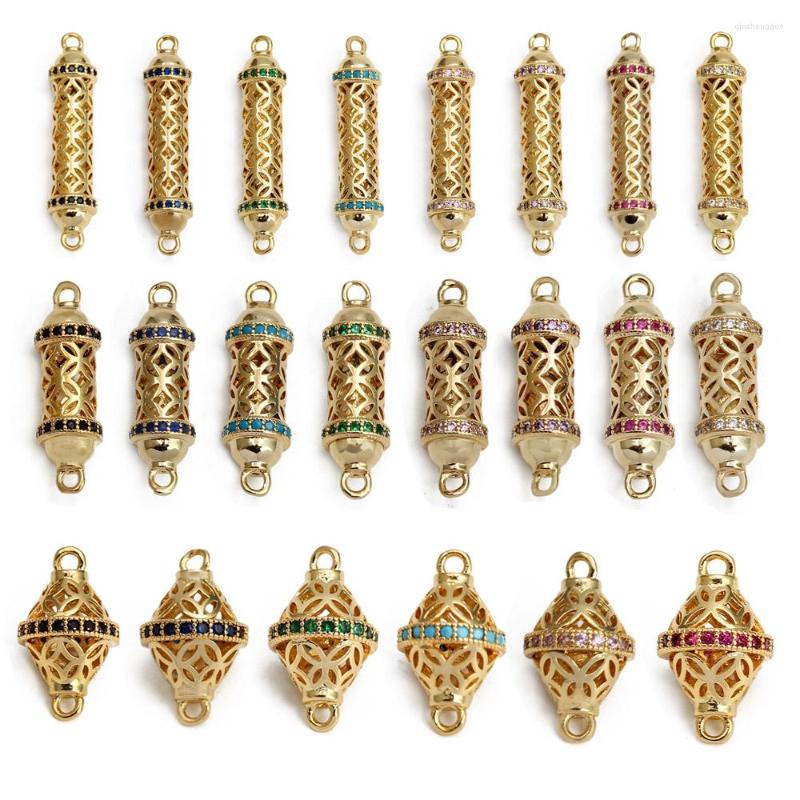 

Charms Meibeads Hollow Pattern Charm Pendant For Jewelry Making Fashion Diy Accessories Gold Color Fit Necklace Bracelet 1 Pcs