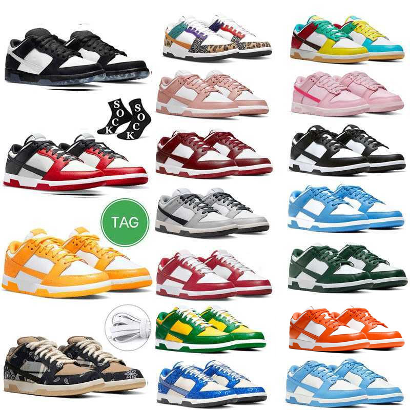 

Running Shoes Low Black White Panda Next Nature Lilac Grey Fog Malachite Team Red Kentucky UNC Syracuse Paisley Men Women Designer Sneaker, Color#20
