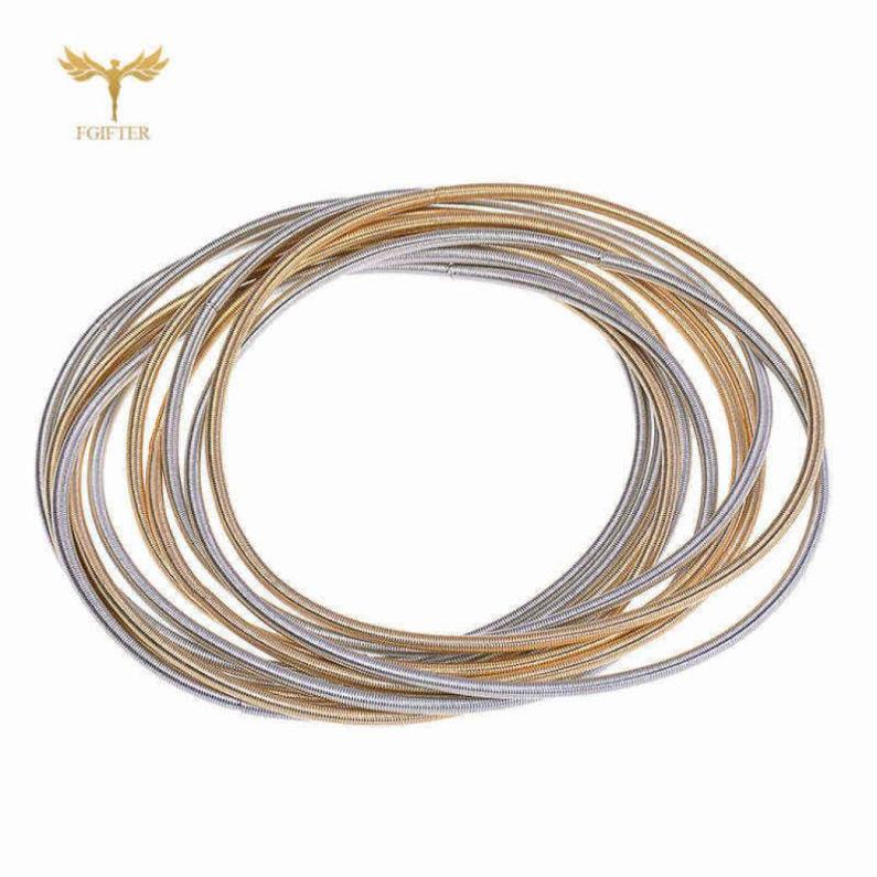 

Memory Spring Wire Bracelets Women Men Fun Bracelet cm Length Steel Wrap Bangle Jewelry Accessory Pieces2930367