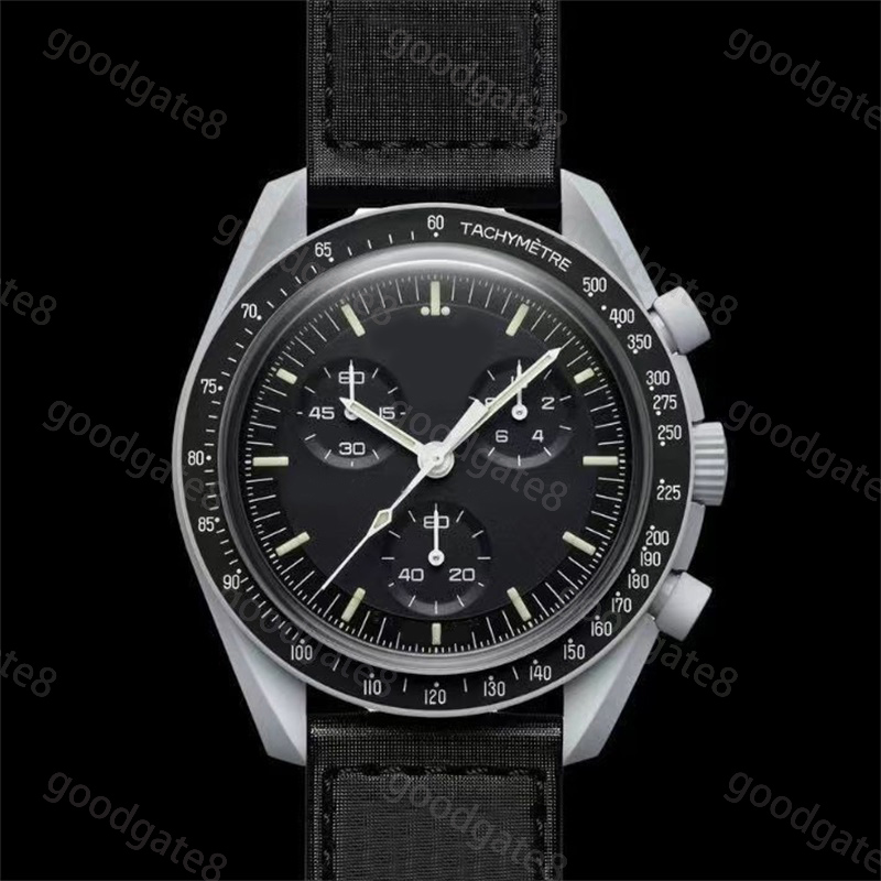 

Quartz luxury watch planet mens designer watches 42mm full function chronograph mens couple planet mission to moonshine luxury wristwatches high end xb06 C23, 8#