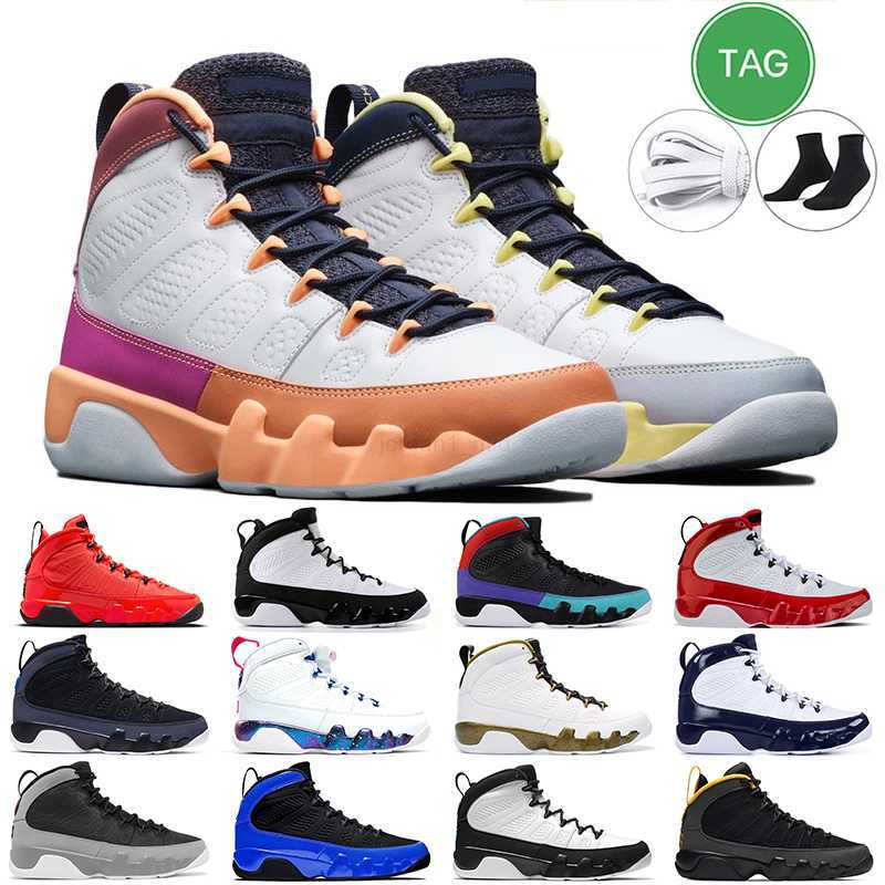 

men basketball shoes 9s 9 retro Chile UNC Racer Blue University Gold Particle Grey Dream It Do It Gym Red mens outdoor trainers sports sneakers, #6