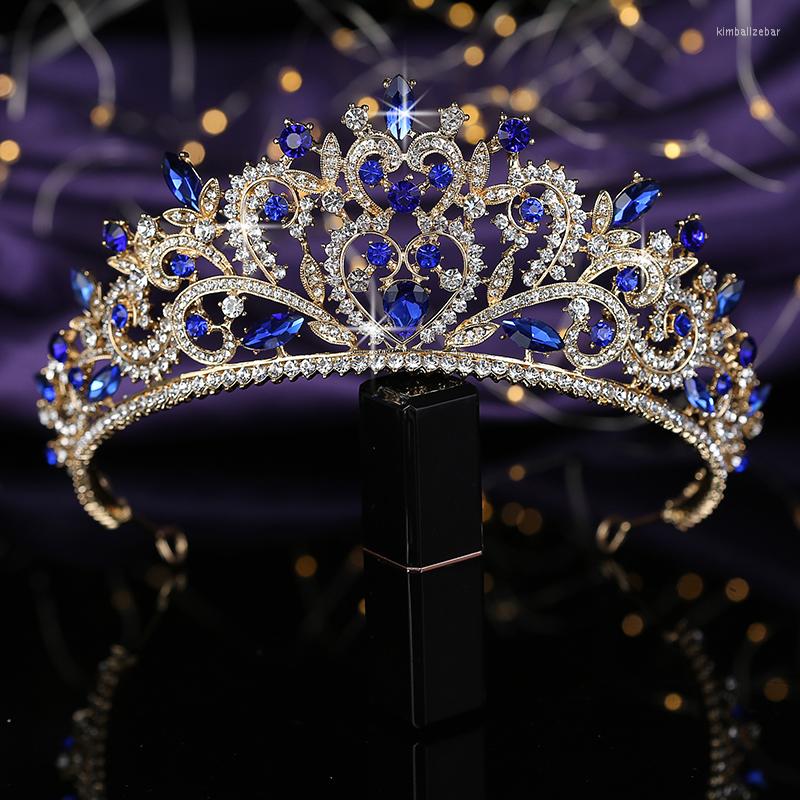 

Hair Clips Tiaras And Crown HADIYANA Trendy Colorful Cubic Zircon Women Wedding Shiny Party Gift Accessories BCY8896 Princesa