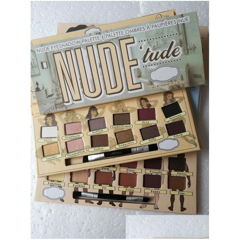 

Eye Shadow Woman / Man Design Fashion Makeup Matte 12 Color Waterproof Eyeshadow Retention Drop Delivery Health Beauty Eyes Dhmup, Multi