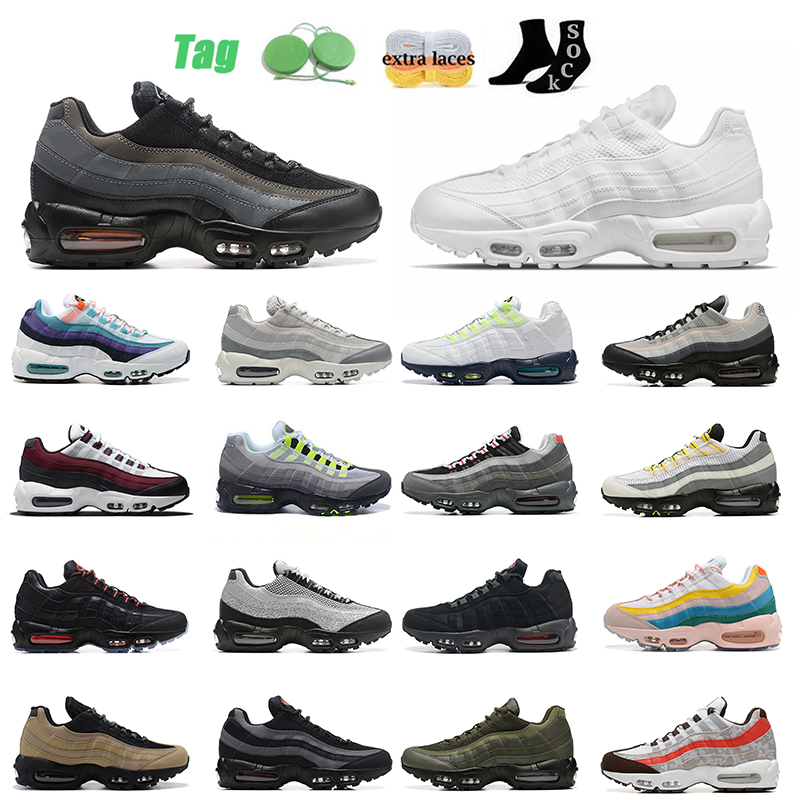 

Triple Black White 95s OG Sneakers Athletic Shoes Olive Reflective Track Red Cork Navy Blue Seahawks Neon Greedy NYC Taxi Running Mens Trainers Big Size US 12, Nk5 reflective safari 40-46
