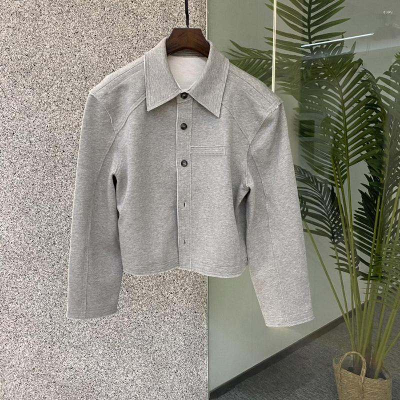 

Women' Jackets Casual Lapel Short Jacket Loose Comfortable And Versatile Fashion 2023 Fall 0823Y, Black