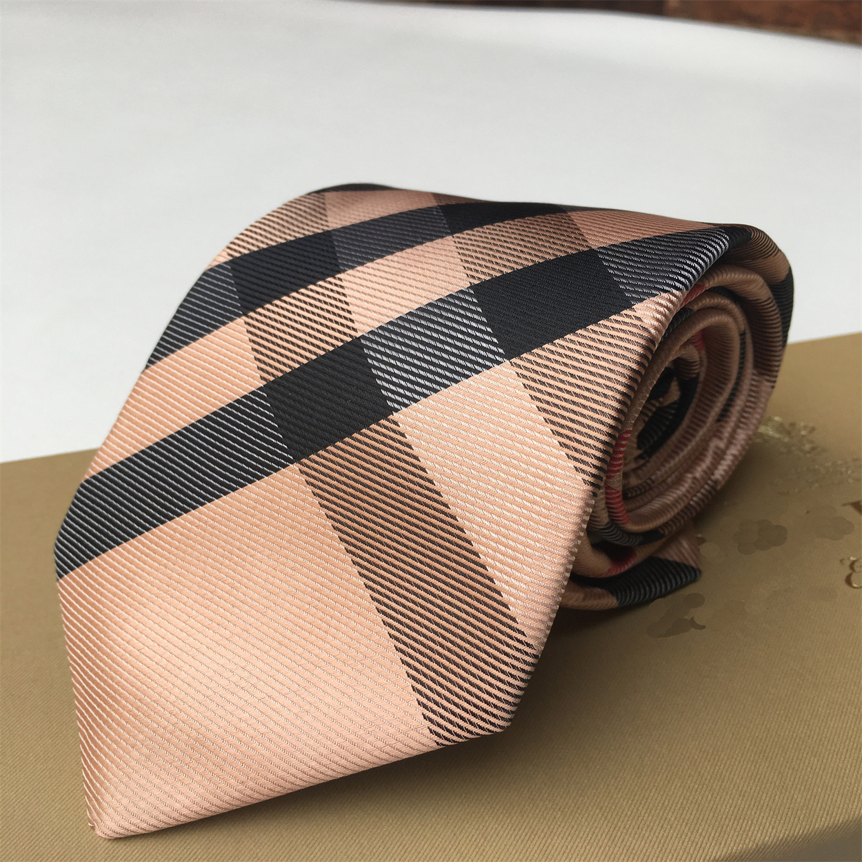 

yy2023 mens luxury necktie damier quilted ties plaid designer tie silk tie with box black blue white 83k5#28pdz1