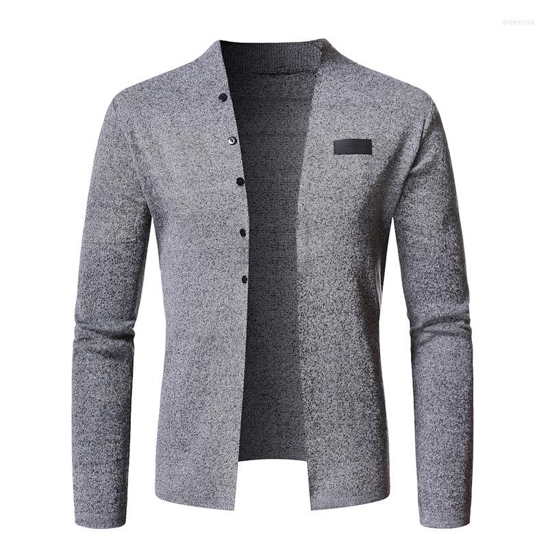 

Men's Sweaters Men's Casual Fashion Knit Sweater Cardigan Jacket, Gray
