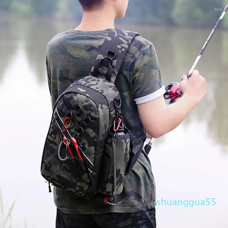 

Backpack Fishing Tackle Storage Bag High-quality Multifunctional Gear Waterproof Accessories, Black 1