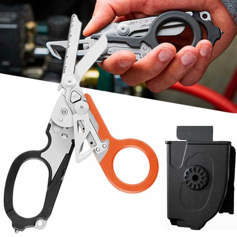 

Tools Multifunction Scissors Leatherman Raptors First Aid Expert Tactical Folding Scissors Outdoor Survival Tool Combination Gadget