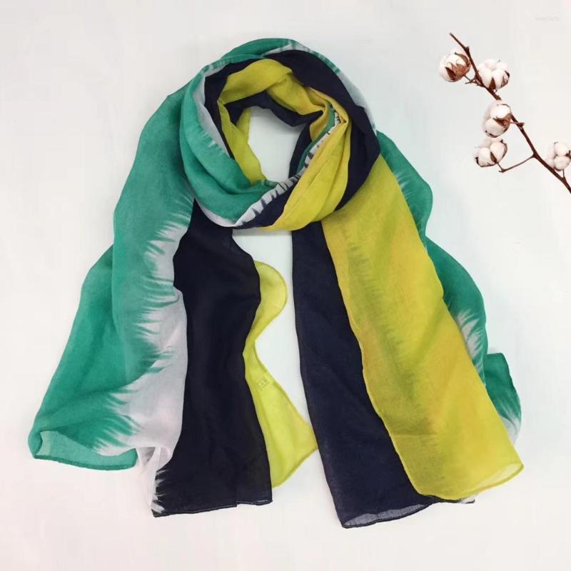 

Scarves Geometry Stripe Print Scarf Shawls Women Long Ombre Zigzag Wrap Hijab