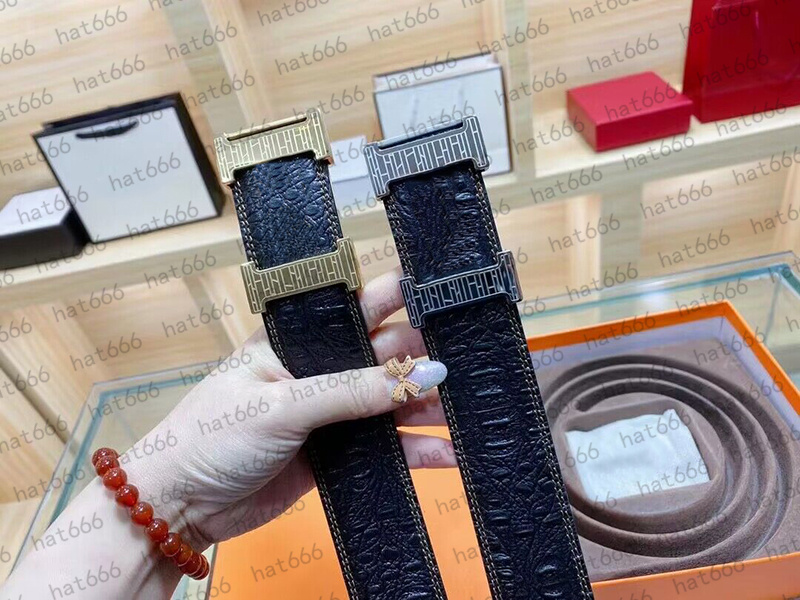 

luxury mens belts fashion leather black women s gold buckles classic casual belt, No box