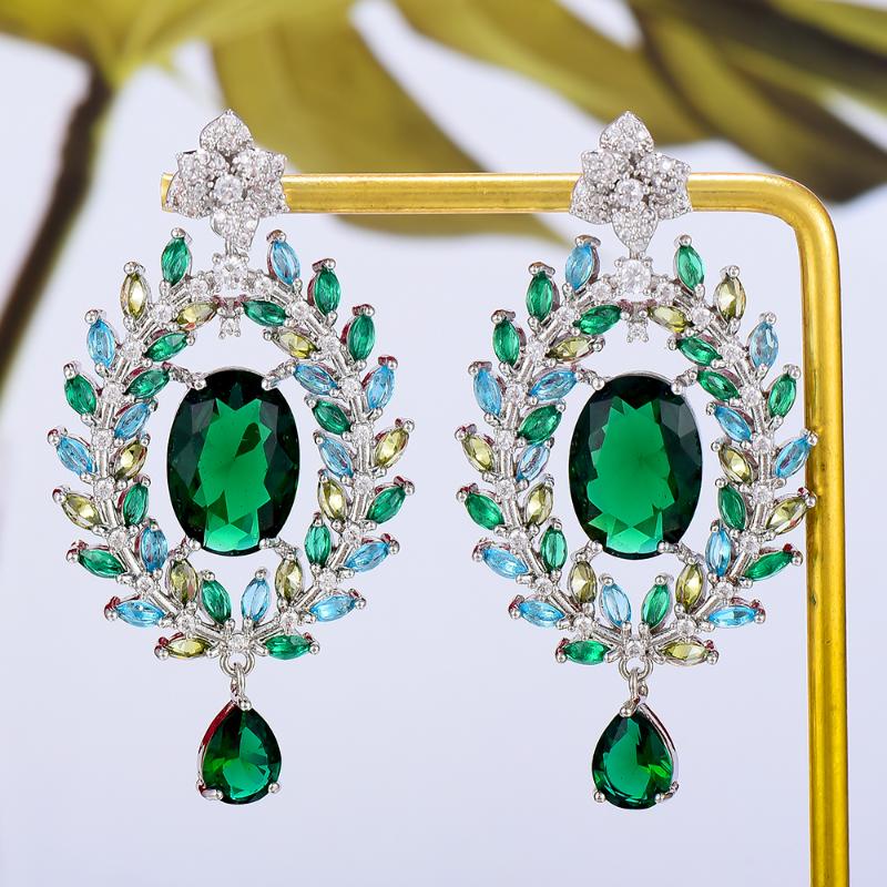 

Dangle Earrings & Chandelier GODKI Luxury Gorgeous Pendant Shiny Charm Cubic Zirconia Brincos Fashion Earring Jewelry Attractive