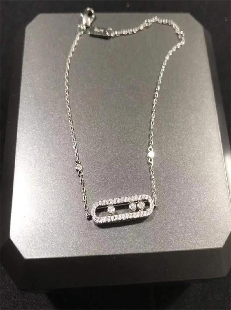 

Bangle Classic Couples 3 Diamond Bracelet in Sterling Silver Moving diamonds Luxury French Jewelry Holiday Gifts 2210128002958