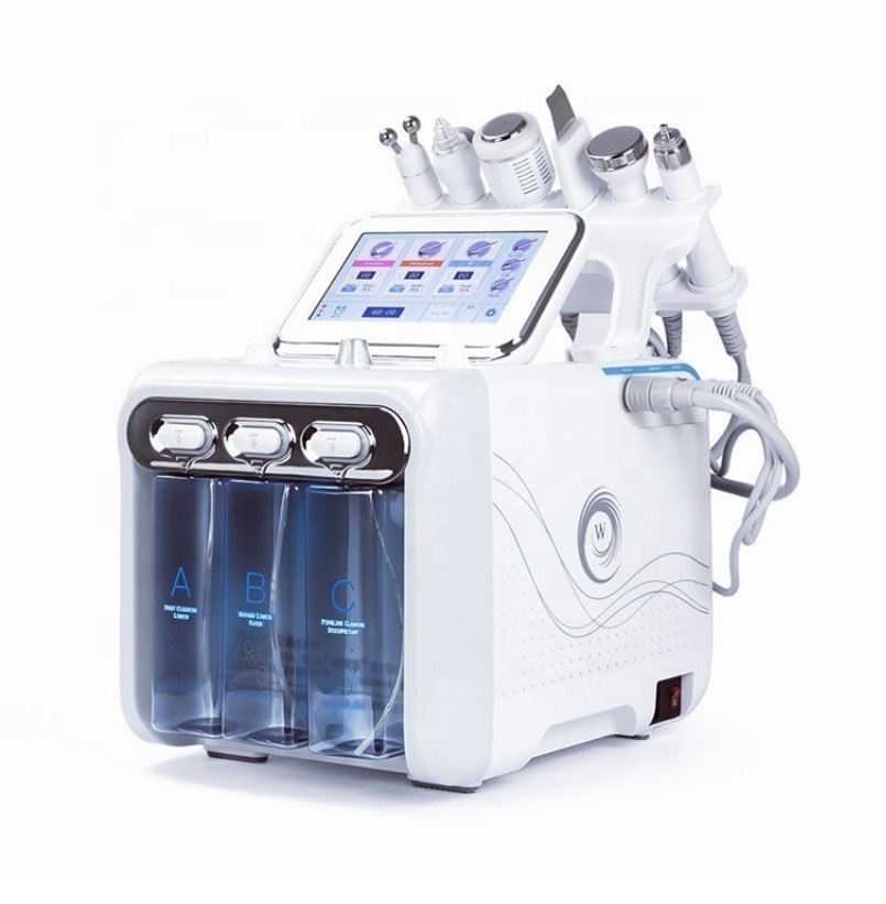 

Water Oxygen Jet Skin Diamond Dermabrasion Machine Cleaning Hydro Dermabrasion Hydra Facial Machine 6 In 1 Water Peeling Device