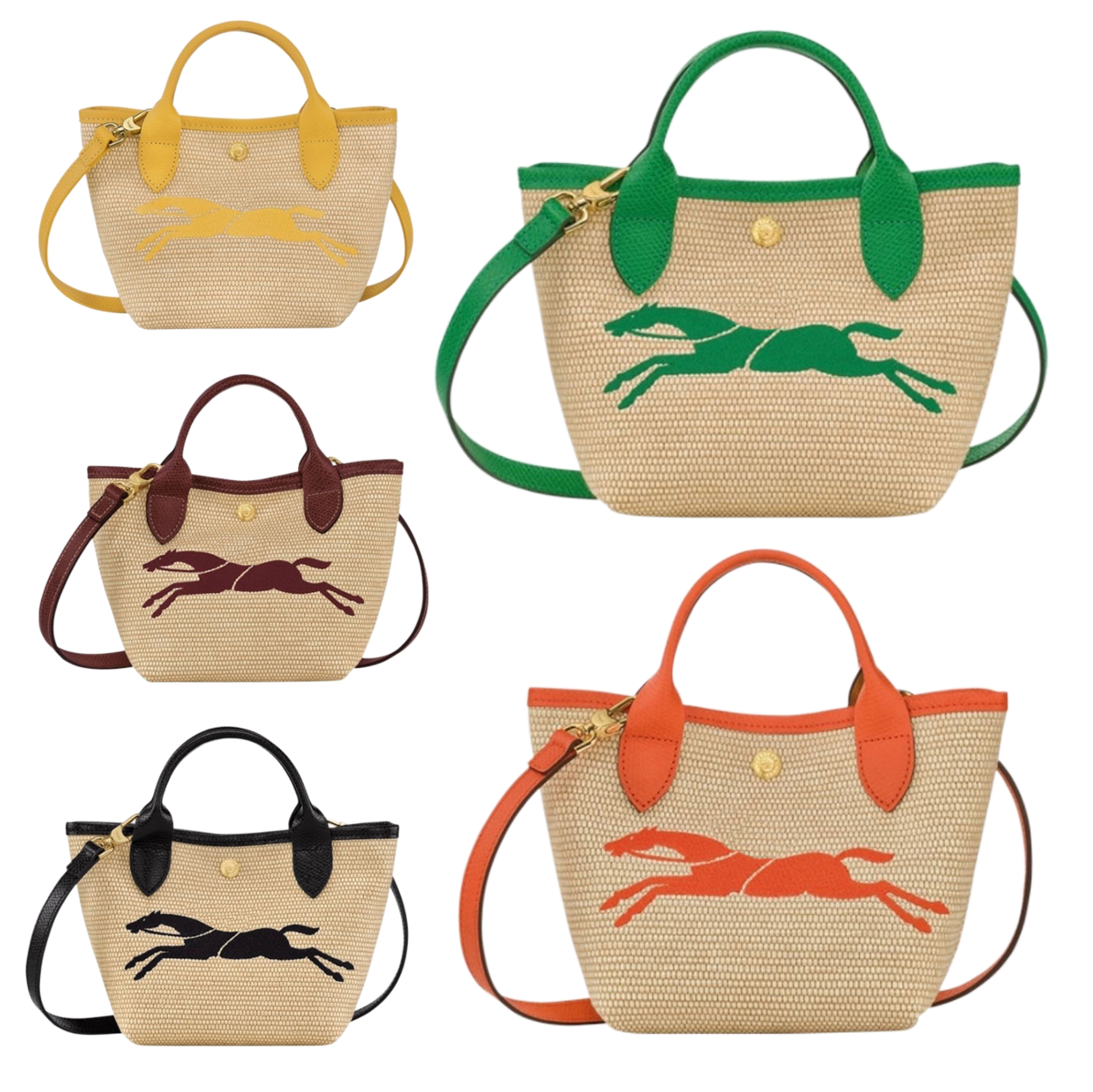 

Mini weave Raffia Straw the tote Bag Womens longchammp luggage mens handbag hobo saddle canvas Designer Crossbody clutch shopping Beach bag luxury city shoulder bag, Burgundy