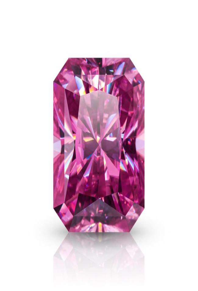 

GIGAJEWE Pink Color Radiant cut VVS1 moissanite diamond 110ct for jewelry making1956691