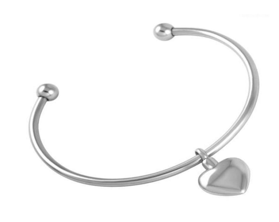 

Bangle IJB5024 WomenMen Keepsake With Double Openable Ball Stainless Steel Heart Urn Charm Cremation Bracelet For Ashes13839397