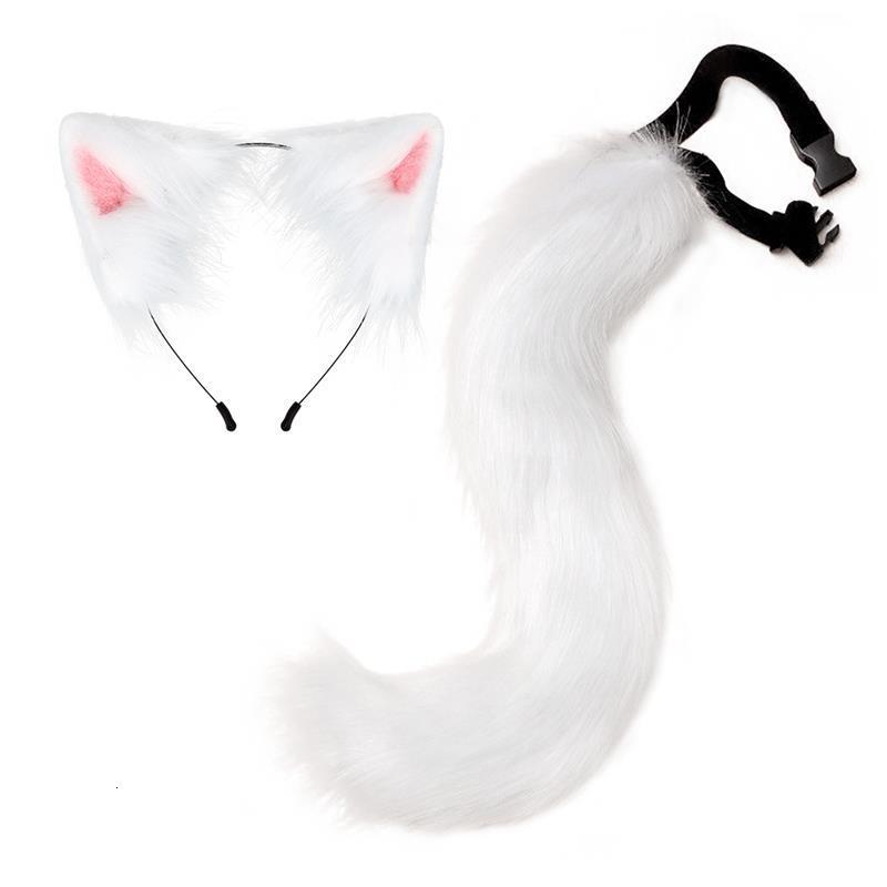 

Hair Rubber Bands Wolf Ears Tail Adjustable Belt Furry Animal Headband Cosplay Props Carnival Fancy Party Dress Halloween Costume Accessories 230512