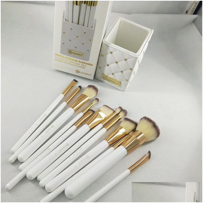 

Makeup Brushes Brand High Quality Brush 13 Pcs/Set With Pu Bag Professional For Powder Foundation Blushes Eye Shadow Drop Delivery H Dhhnu