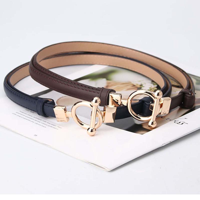 

Belts Trendy Fashion Dress Coat Decoration Belt Pin Buckle Small Casual, Red