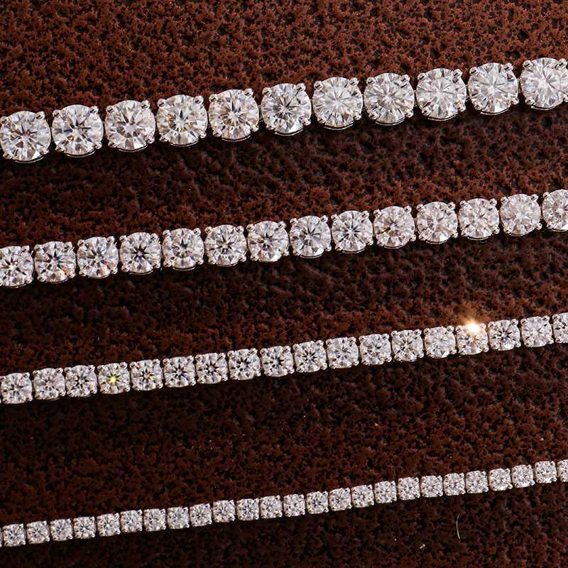 

Gra Certificategra Fine Jewelry Iced Out Custom 14k Gold Tennis Bracelet Moissanite Diamond Cuban Bracelet for Women Gift