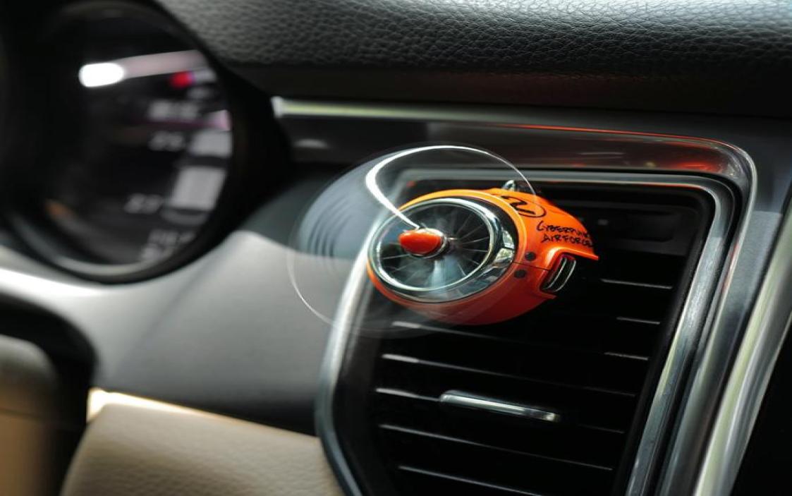 

Future Technology Car Air Freshener Cyberpunk Rotating Propeller Air Outlet Fragrance Flavor Air Force 2 Car Accessories7990528
