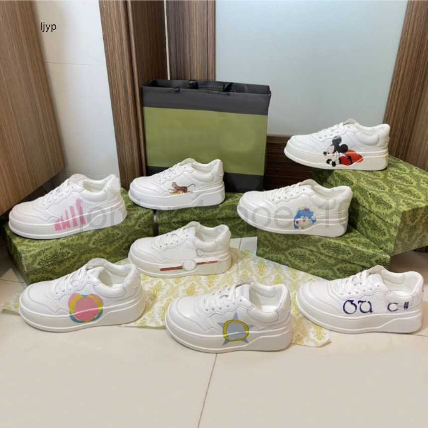 

OG 2023 5A Quality Luxury Designer Casual Shoes Cartoon Sneaker Shoe Chaussures Low Top Leather platform sneakers Walking Sports Men Women sports 5.0