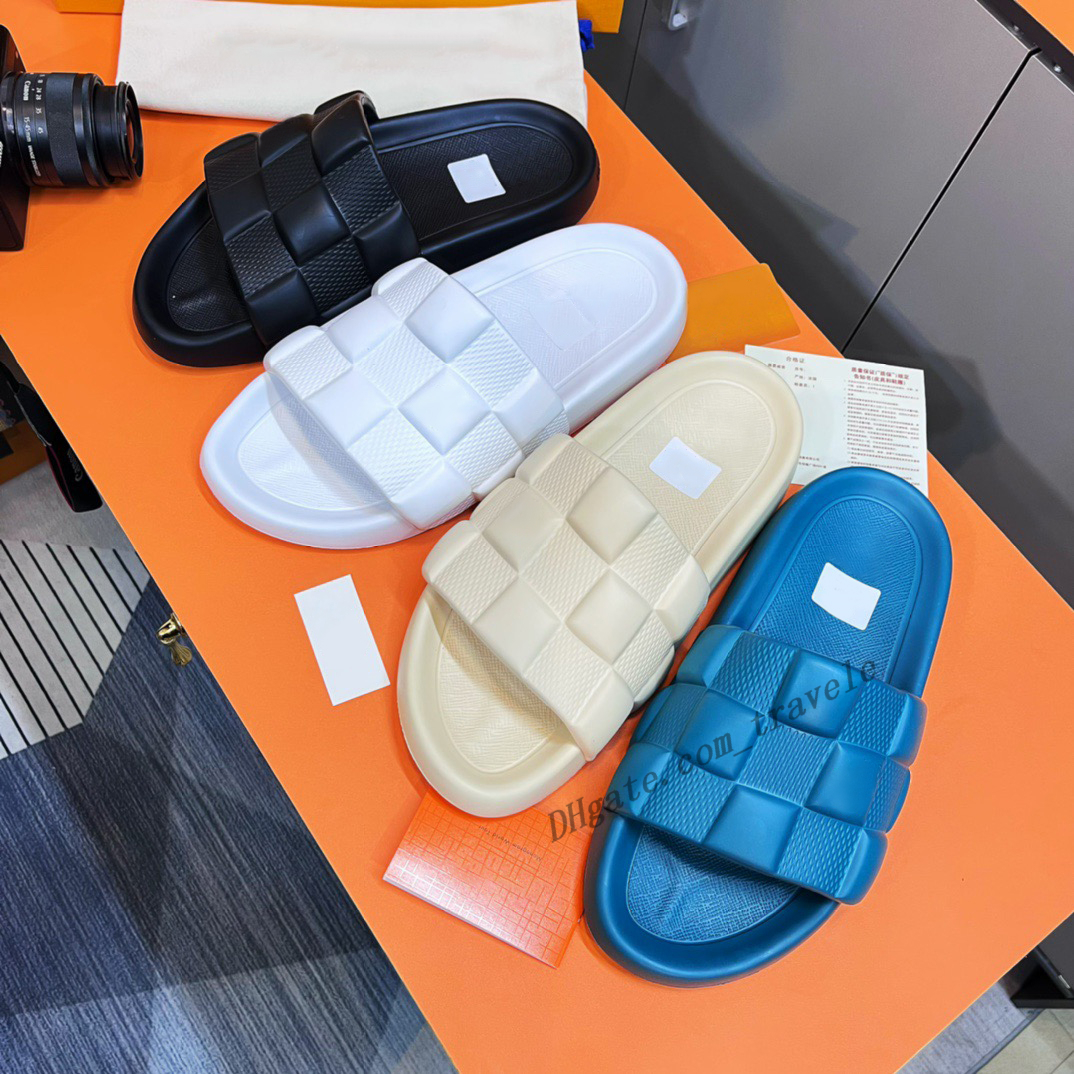 

Designer Men Waterfront Slippers New Style Mans Women lvity Casual Slipper White Black Green Orange Blue Holiday Slides Mens Sneakers Fashion Sandals Shoes 36-45