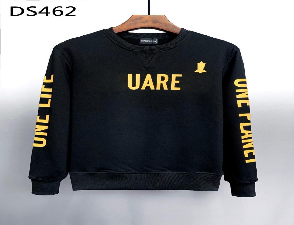 

DSQ PHANTOM TURTLE Brand Hoodie Mens Designer Hoodies Italy fashion Sweatshirts Autumn Winter Print Man Hoody Male Top Quality 1009187284, Black