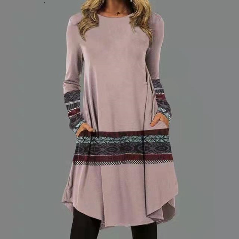 

Casual Dresses autumn women's clothing ethnic style casual fashion retro spring and autumn longsleeved dress 230512