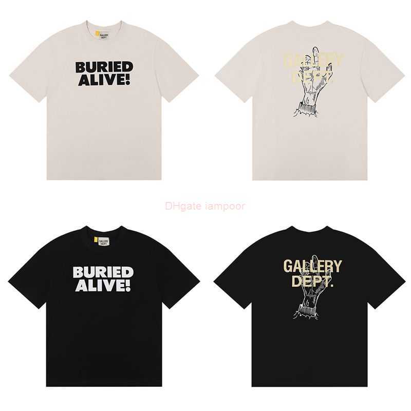 

Designer Fashion Clothing Tees Tshirt Galleryes Depts American High Street Fashion Sign Gesture Letter Printing Short Sleeve Loose Relaxed Mens Womens Tshirt Tops