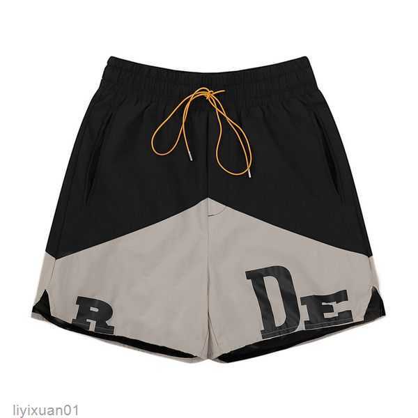 

Designer Rh Limited Rhude Shorts Summer Swim Short Knee Length Hip Hop High Street Sports Training Beach Pants Mens Elastic Waist Workout 6 RQ79