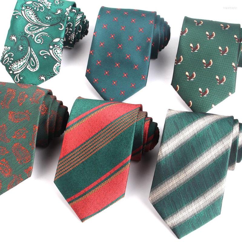 

Bow Ties Dark Green For Men Women Casual Neck Tie Wedding Business Suits Skinny Slim Striped Necktie Gravata Gifts