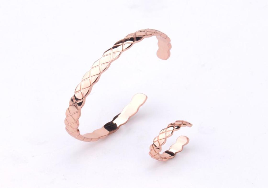 

charms bangle fashion jewelry half open bracelet for men and women love bracelet ring silver rose gold bracelet jewelry whole8414807