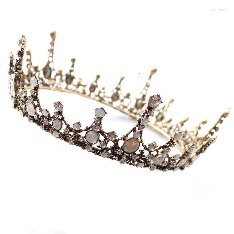 

Hair Clips Mingli Tengda Bride Headwear Baroque Exquisite Circle Crown Wedding Accessories Bridal Decorate Tiara Diadema