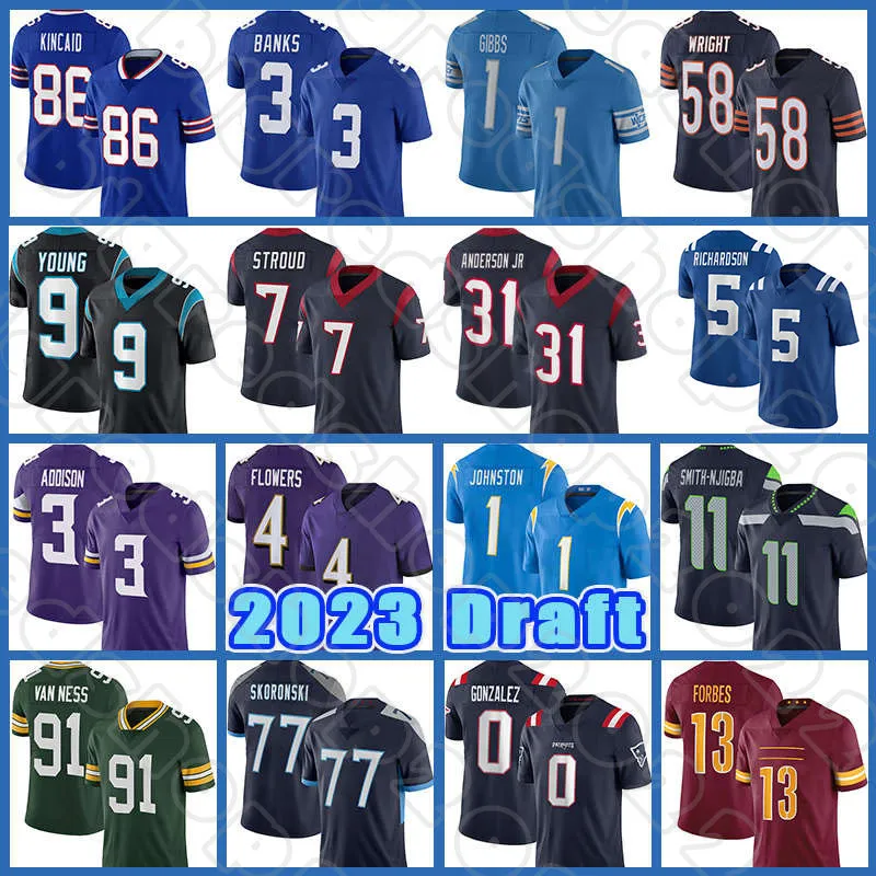 

custom men women youth 2023 Draft Bryce Young Football Jersey Panther C.J. Stroud Anthony Richardson Jaxon Smith-njigba Will Anderson Jr Dalton Kincaid Quentin, Custom men(h b)