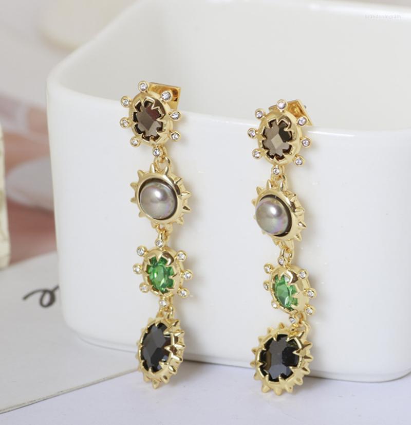 

Necklace Earrings Set CSxjd Luxury Fashion S Crystal Pearl Drop, Picture shown