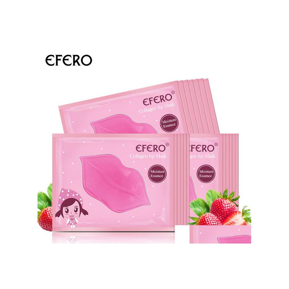 

Other Makeup Crystal Collagen Lip Mask Oil Care Pads For Lipes Moisturizing Exfoliating Plumper Plump Essentials 50Pcs Drop Delivery Dhvwx