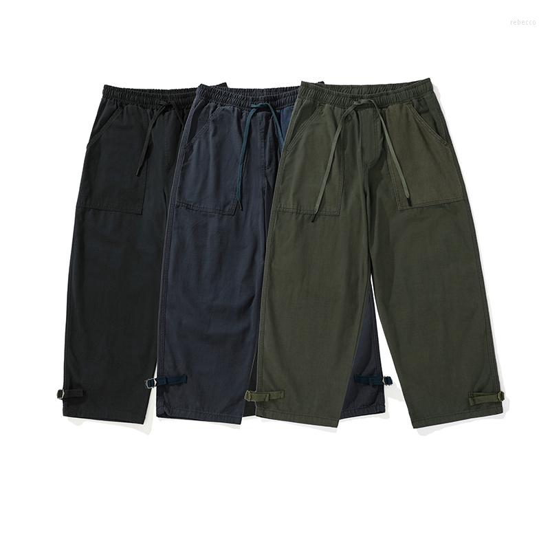

Men' Pants Outdoor Men Fashion Loose Casual Cityboy Streetwear Hip Hop Wide Leg Trousers Male Women Japanese Cargo, Black