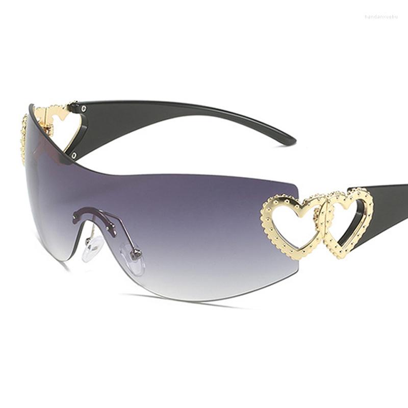 

Sunglasses Luxury Vintage Woman Brand Designer Mirror Sun Glasses Female Fashion Rimless Outdoors Shades Gafas De Sol Mujer