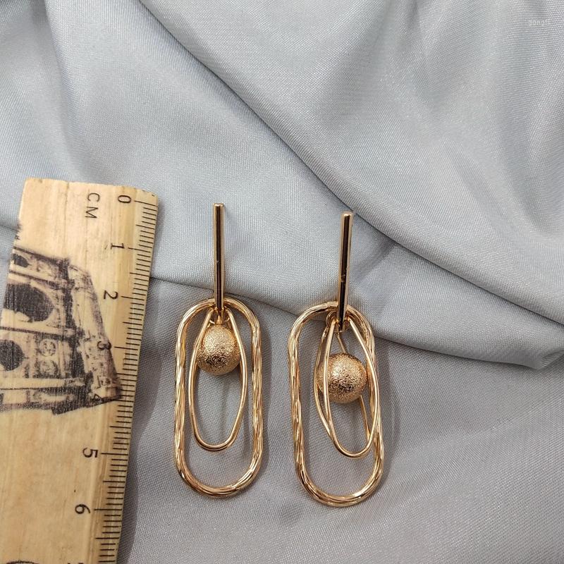 

Stud Earrings Jewelry Earring Personality Joker Copper Restoring Ancient Ways Is A Font Ball Female D46