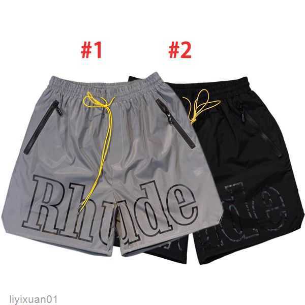 

Rhude Mens Shorts s Fashion Women Casual Reflective Skateboard Hip Hop Beach Pocket Zipper Swim Basketball Short Pants Pantalones Asian Size S-xl 4 6PZ7